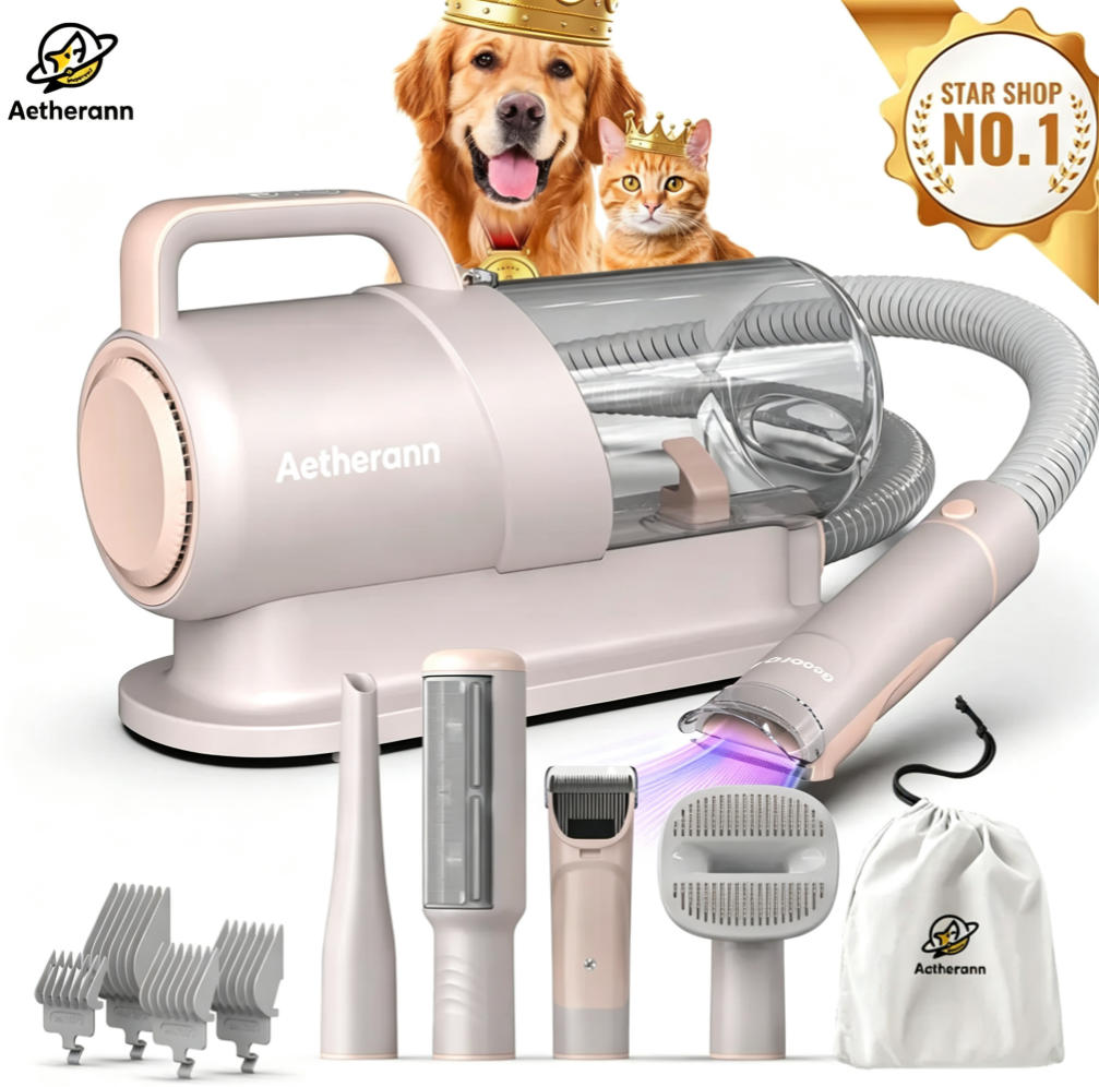🐶Limited‑Time Offer! Multifunctional Low‑Noise Pet Grooming Vacuum ✨ Stress‑Free Grooming for Dogs & Cats🐱