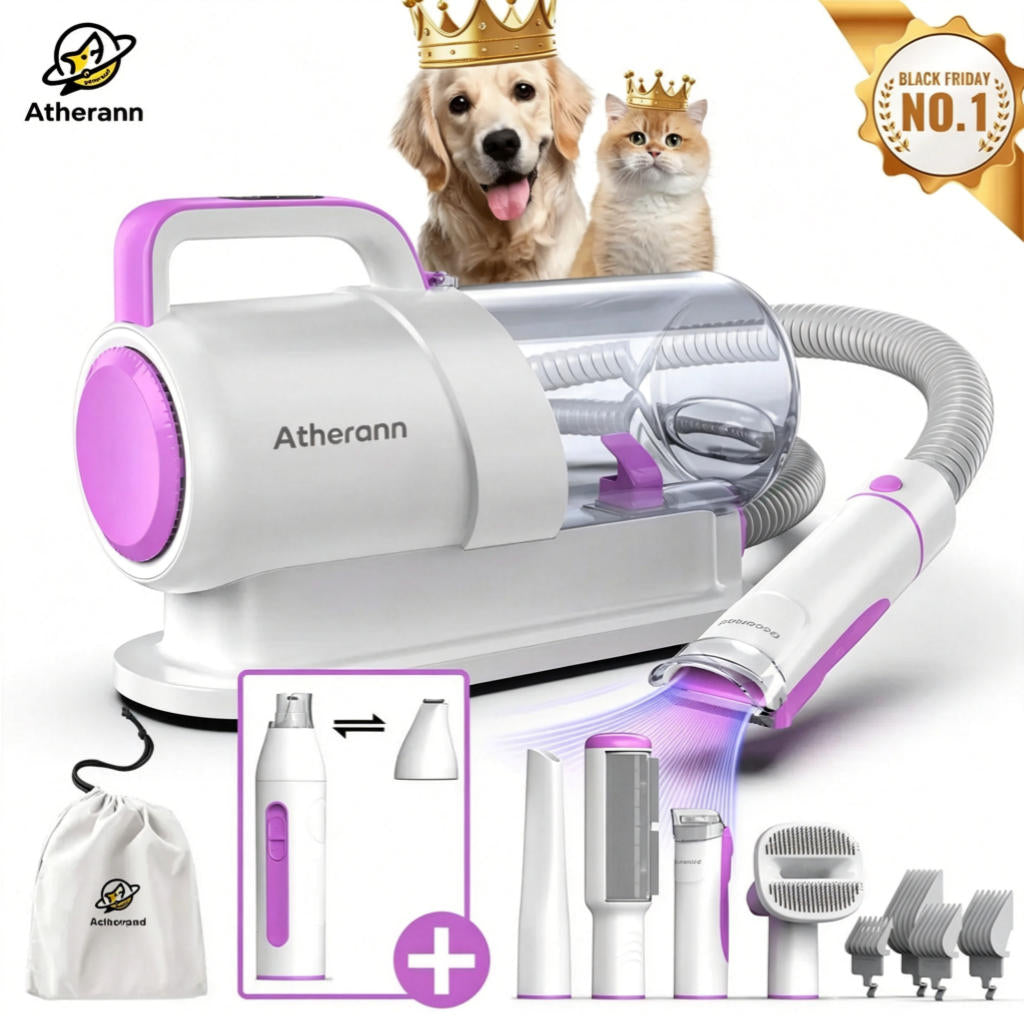 🐶Limited‑Time Offer! Multifunctional Low‑Noise Pet Grooming Vacuum ✨ Stress‑Free Grooming for Dogs & Cats🐱