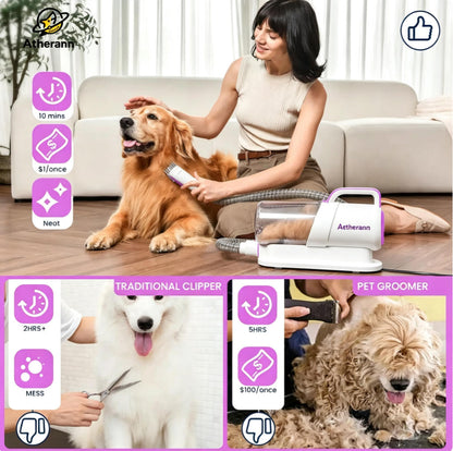 🐶Limited‑Time Offer! Multifunctional Low‑Noise Pet Grooming Vacuum ✨ Stress‑Free Grooming for Dogs & Cats🐱